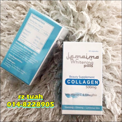 jemaima whitening pills collagen capsule