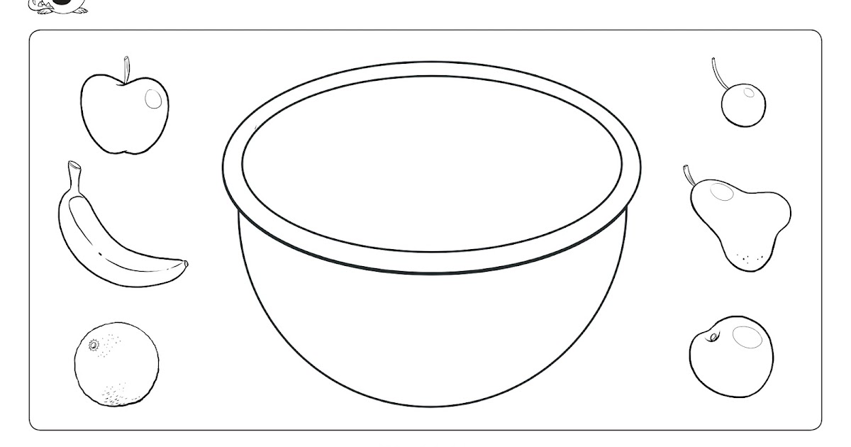 Kids 5 DRAW A FRUIT SALAD.
