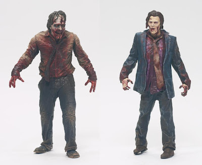 The Walking Dead Television Series 1 - Zombie Biter & Zombie Walker Action Figures