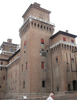 Work on the Castello Estense  began in 1385