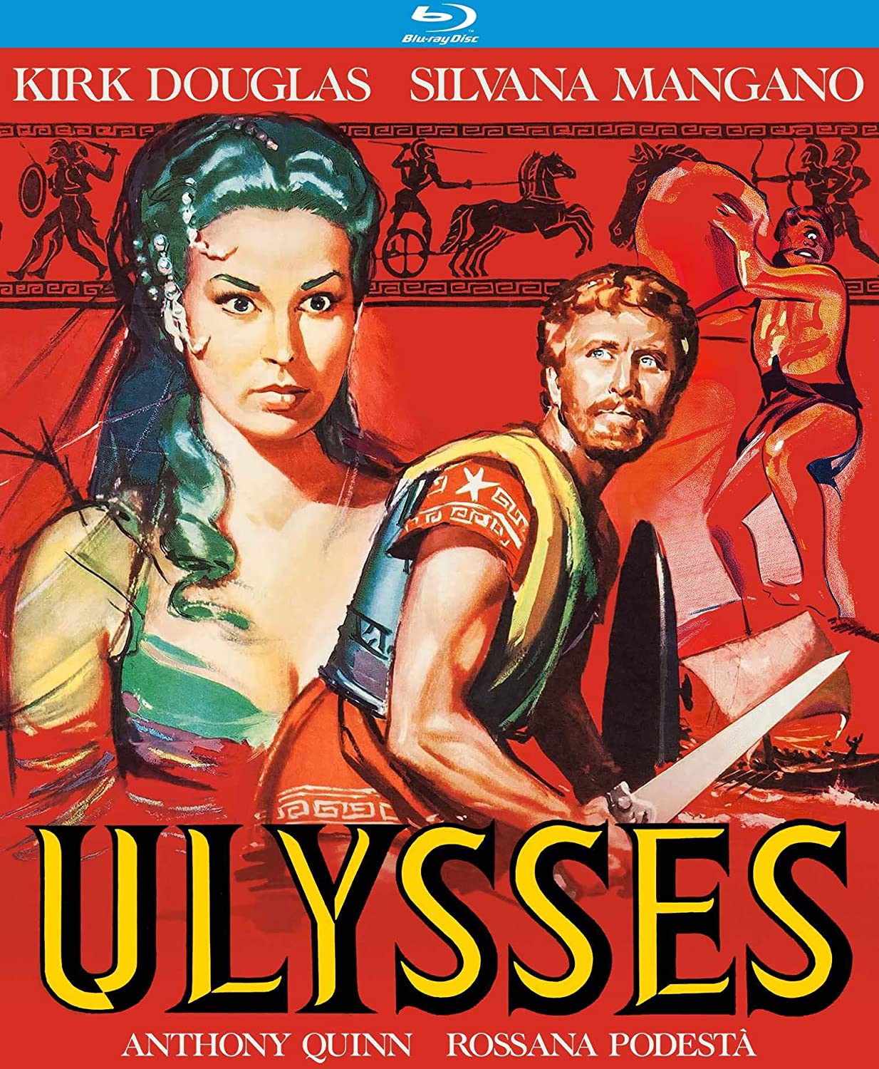 New on Bluray ULYSSES (1954) Starring Kirk Douglas The