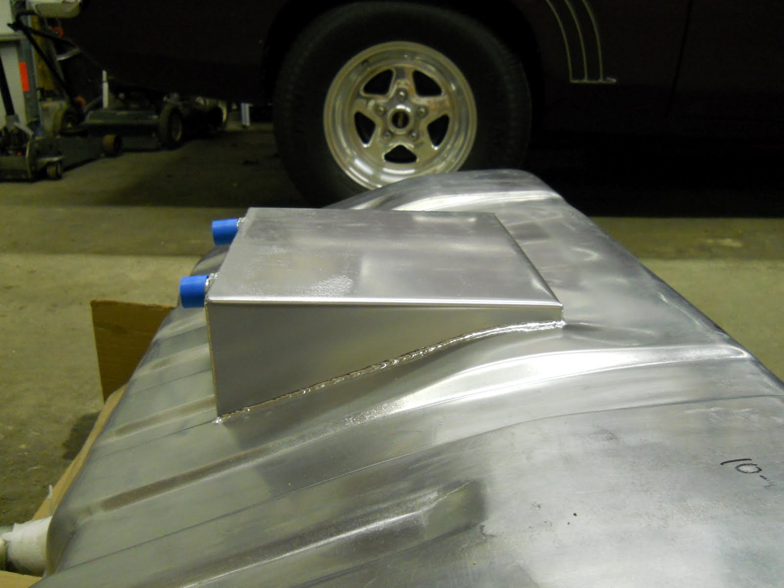 Motor City Muscle 1969 Camaro gas tank with rear sump and internal baffles