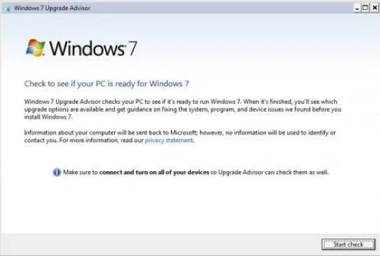 How to download Windows 7 Upgrade Advisor step by step process