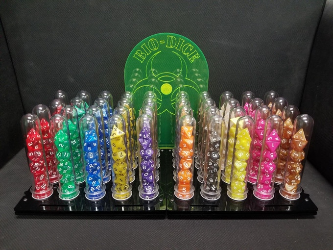 Tenkar's Tavern Kickstarter BioDice Harnessed Energy RPG Dice sets