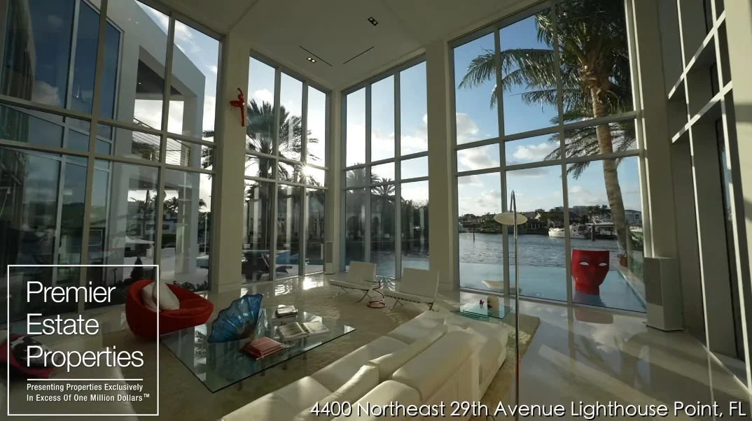 66 Interior Photos vs. Tour 4400 NE 29th Ave, Lighthouse Point, FL Luxury Contemporary House