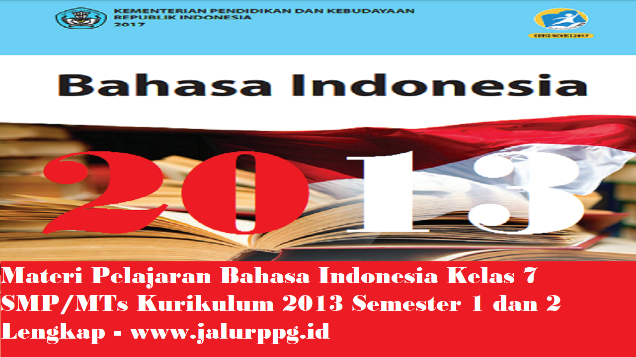 Materi Pelajaran Bahasa Indonesia Kelas 7 SMP/MTs Kurikulum 2013