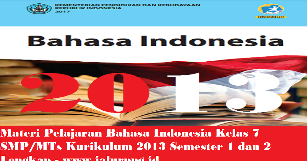 Materi Pelajaran Bahasa Indonesia Kelas 7 SMP/MTs