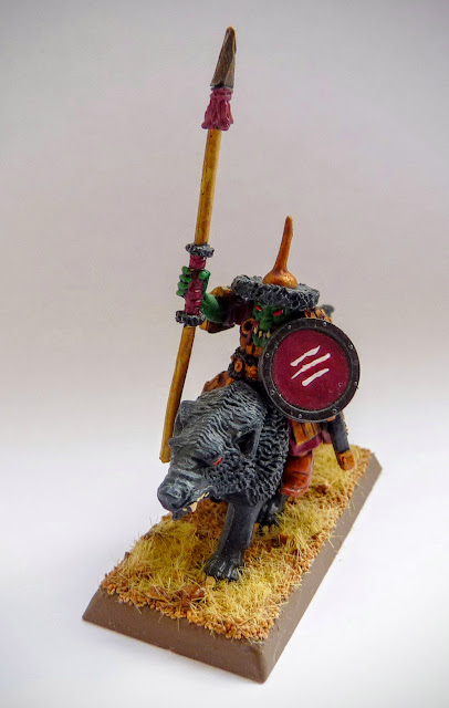 Oglah Khan's Hobgoblin Wolf Boyz for Orcs & Goblins, Warhammer Fantasy Battle