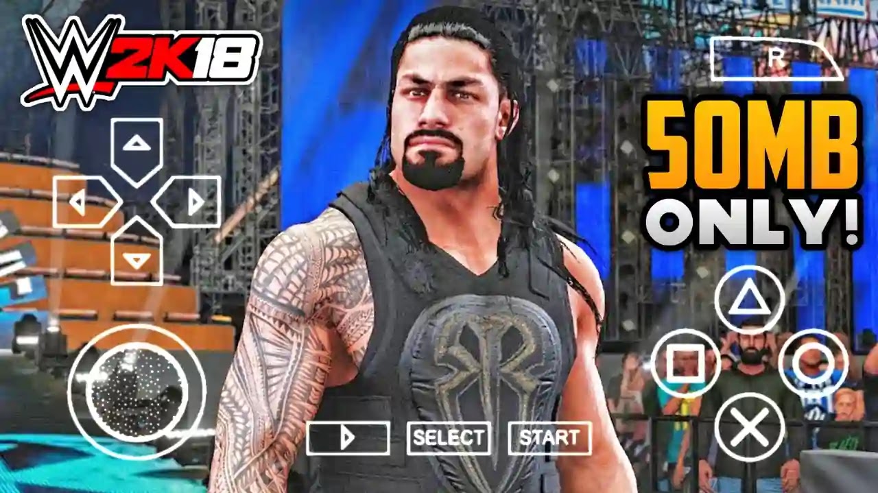 [50MB] WWE 2K18 Highly Compressed PSP ISO