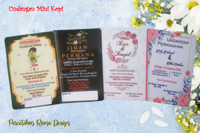 Undangan Nikah Mini Kopi