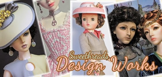 One of a kind couture, face-ups & accessories for collectible dolls: