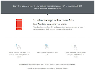 Explanation of Lockscreen Ads from WowApp