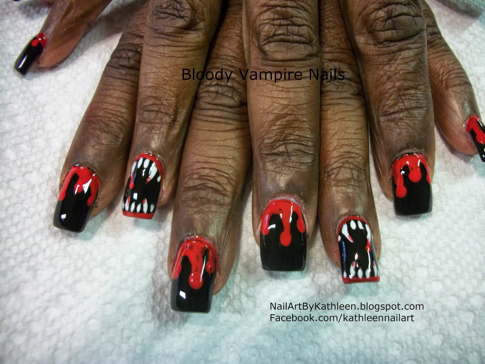 8. Vampire Vibes Dip Nail Design for Halloween - wide 6
