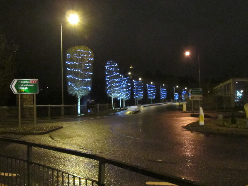 NB The Puzzler 12th 21st December. Christmas lights in Enniskillen