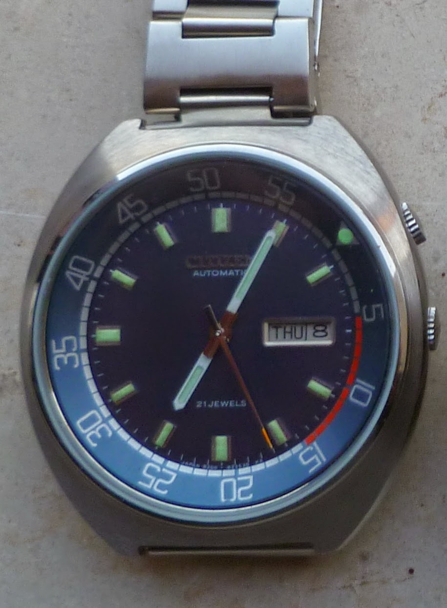 Citizen compressorstyle watches from the 70s