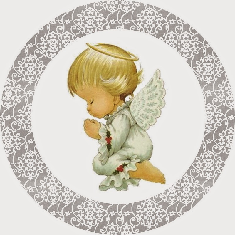 Toppers or Free Printable Candy Bar Labels for Angels.