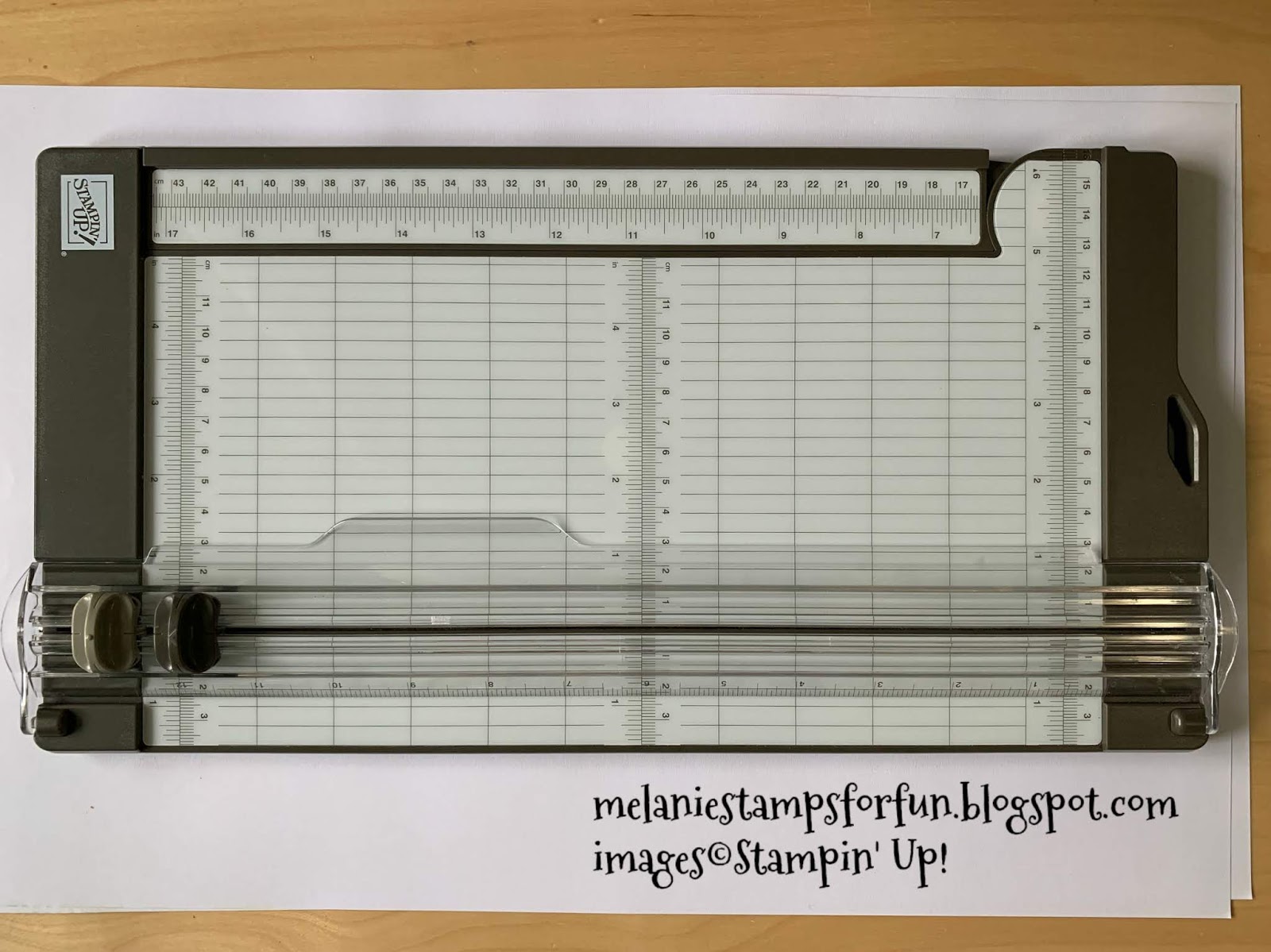 Stamp With Melanie Stampin' Up! Paper Trimmer A Review