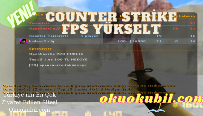 Counter Strike 1.6 Cfg v2 FPS En yüksek, Takma İsim 2021