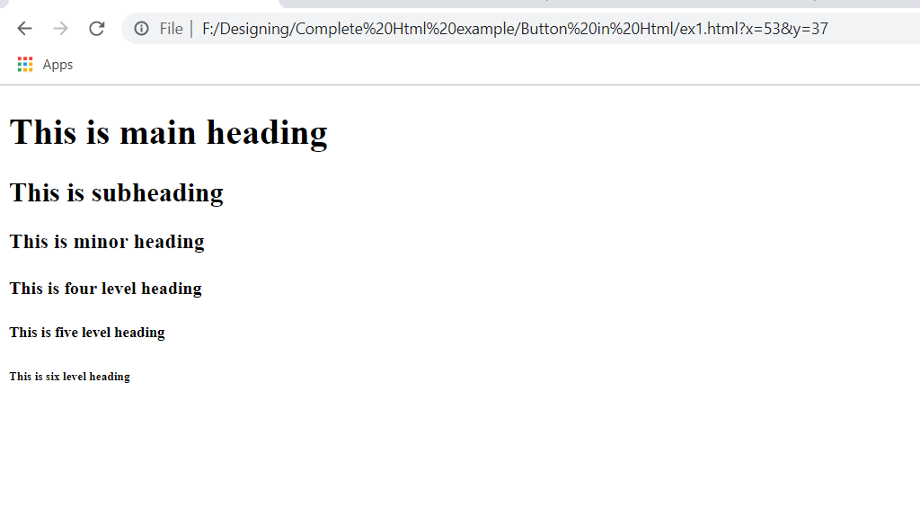 Introduction to HTML Headings Ascoded