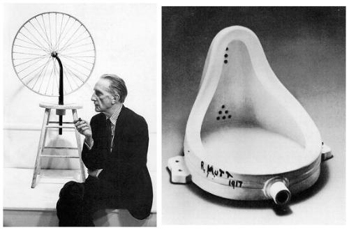 A Fonte - Marcel Duchamp, 1917 (A Fonte � um urinol de porcelana branco, considerado uma das obras mais representativas do dada�smo na Fran�a, criada em 1917, sendo uma das mais not�rias obras do artista Marcel Duchamp.)