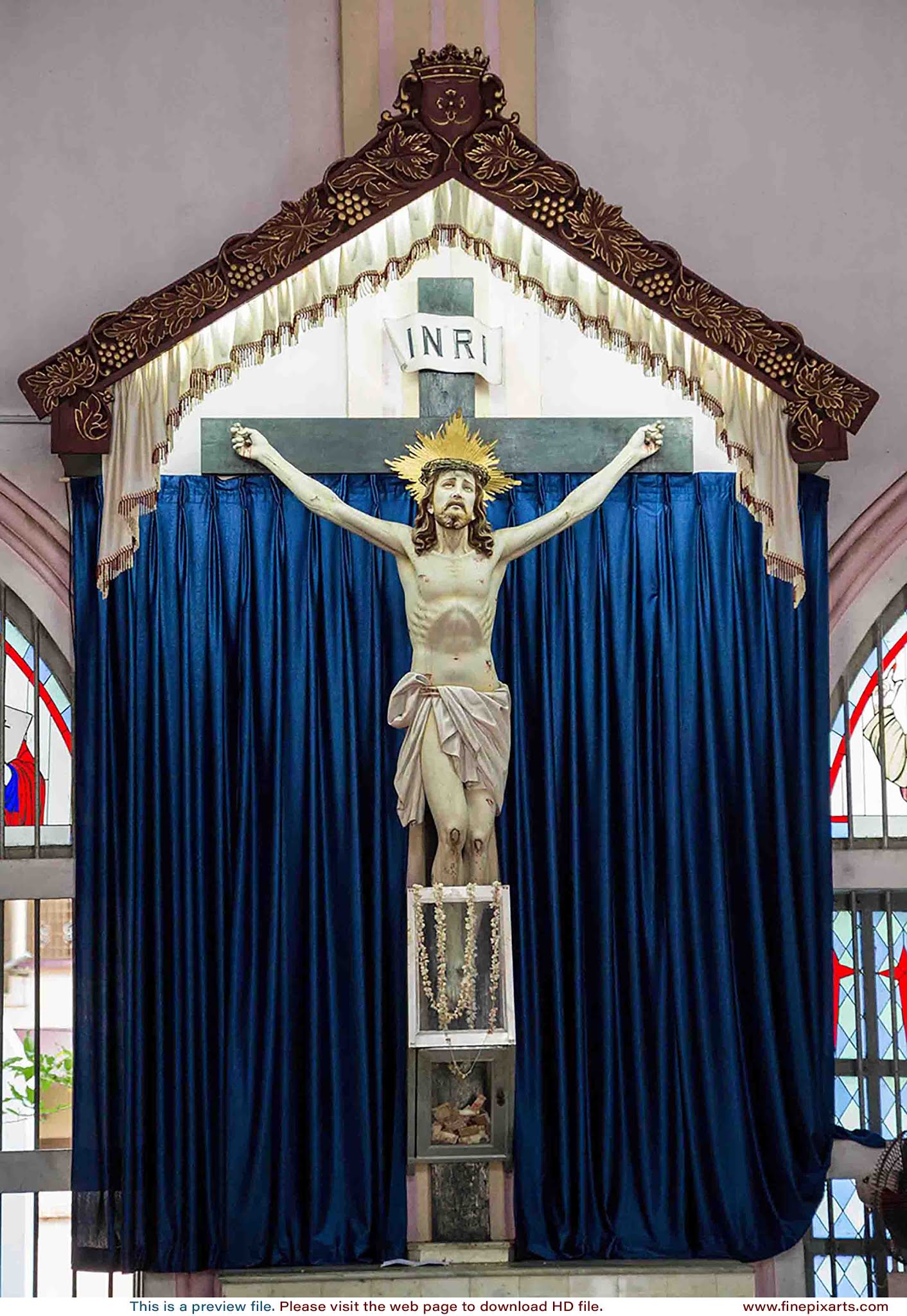 Statue of Jesus in Mount carmel Kathedral 001