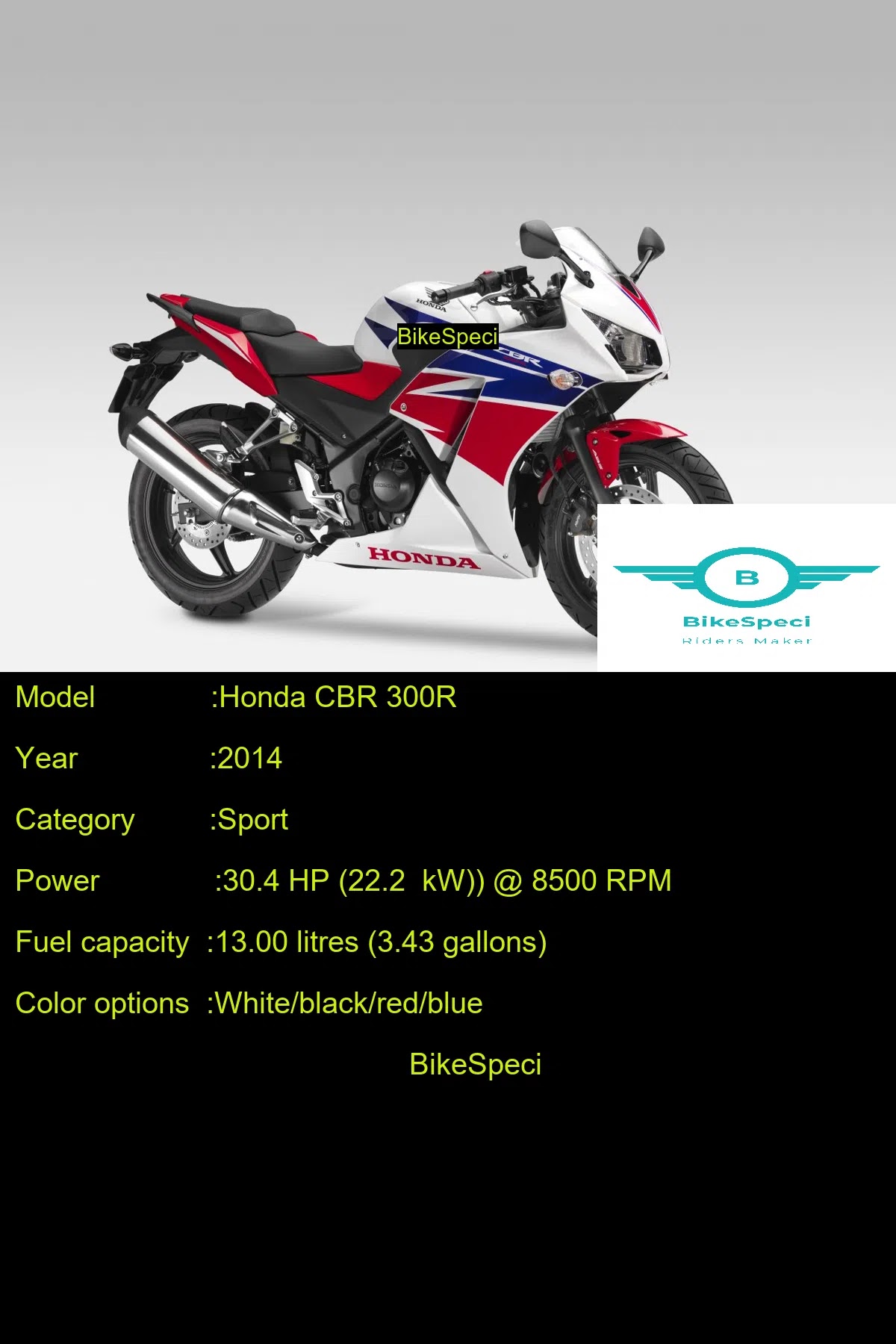 honda cbr 300r price