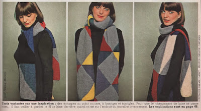The Vintage Pattern Files: Free French 1970's Knitting Pattern - Trois variantes sur une inspiration