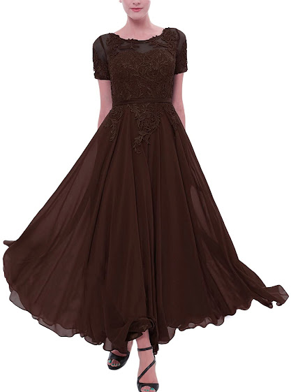 Brown Bridesmaid Dress