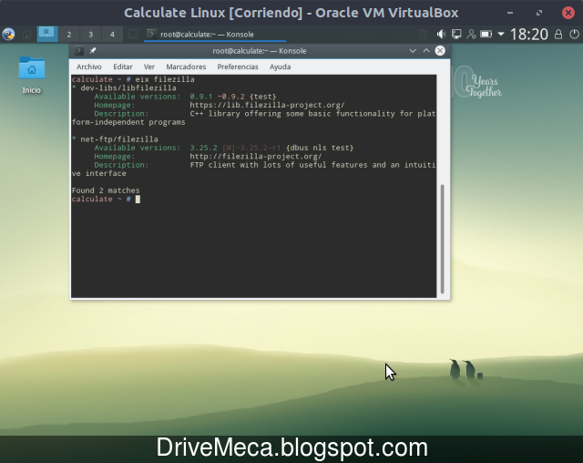 Instalamos paquetes en Calculate Linux