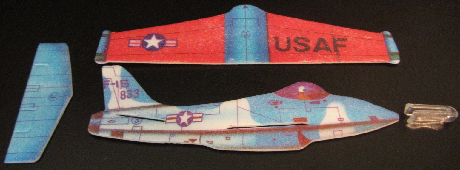 The Styrofoam Glider Squadron Jet Fighter Flying Glider 3 F16A