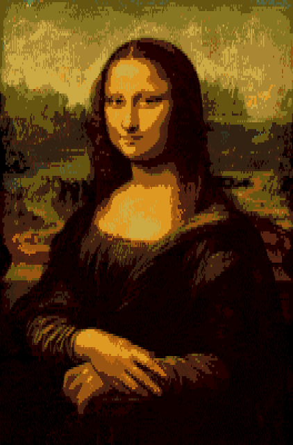 mona lisa art, commodore amiga, beechhouse media, mark taylor, retro computer,