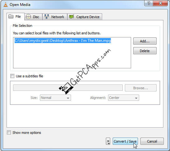 Extract or Convert MP3 Audio from MP4 Video Files in Windows 10 PC via VLC