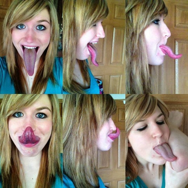 Teen Long Tongue 89