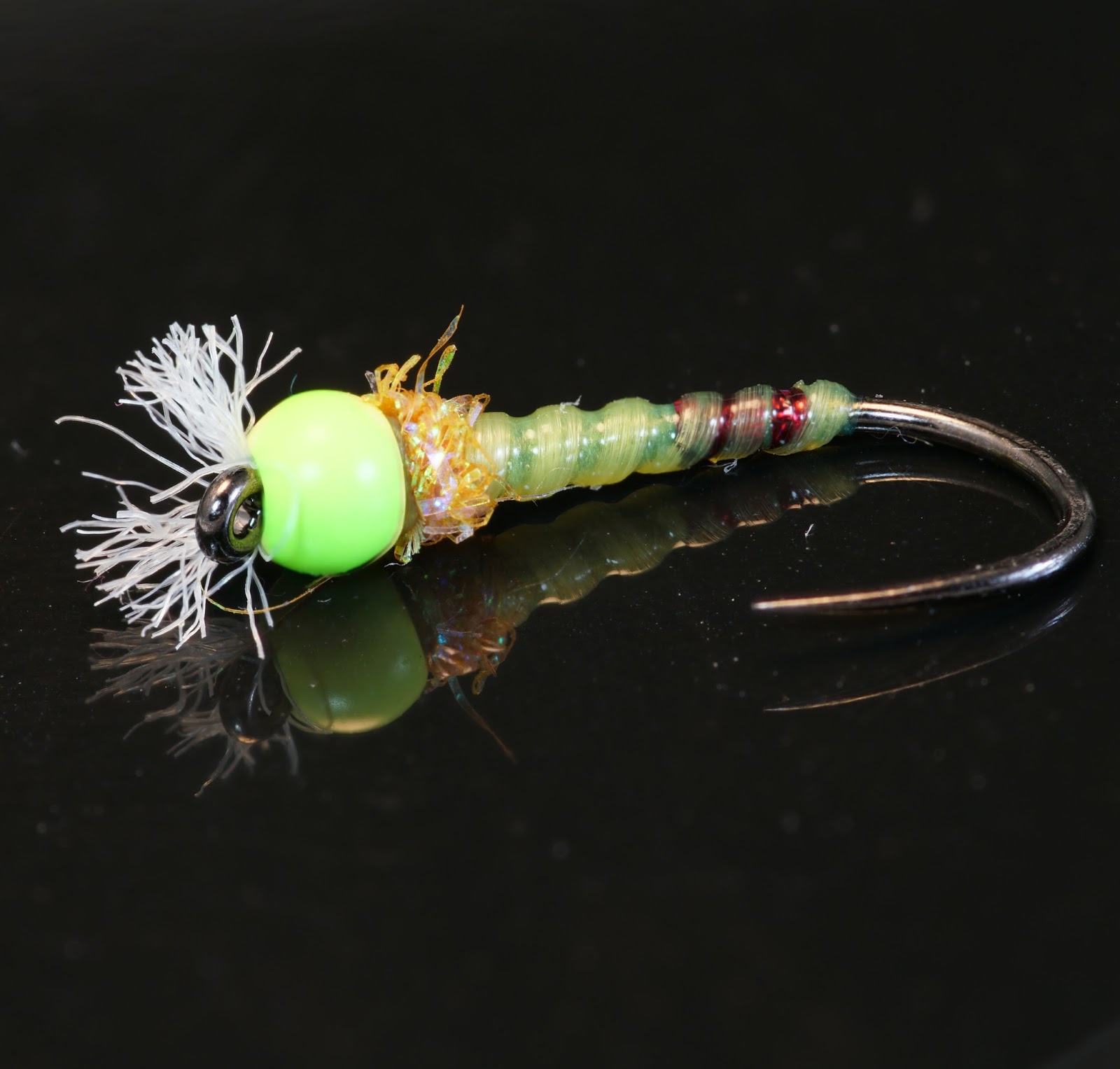Lemon Lime Chironomid Pupa Fly Fish Food