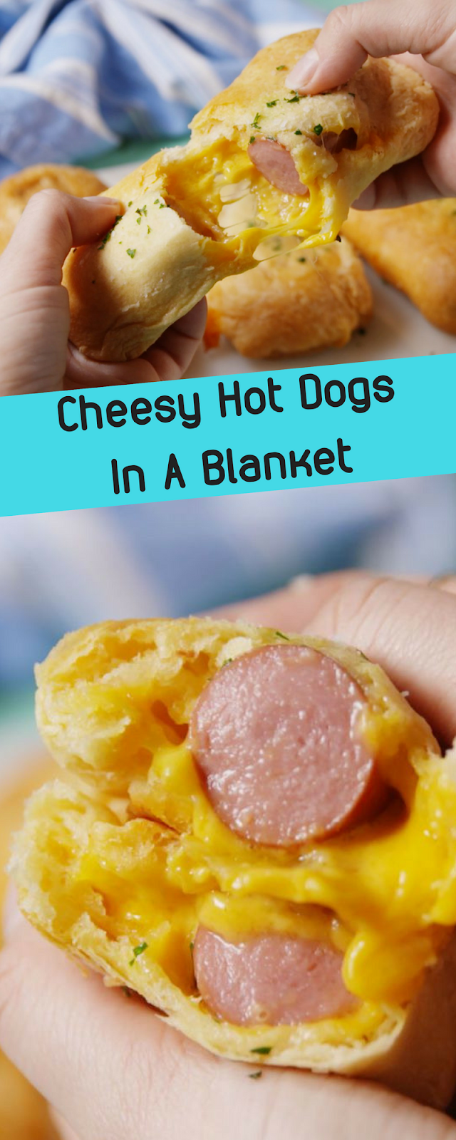Cheesy Hot Dogs In A Blanket APP META