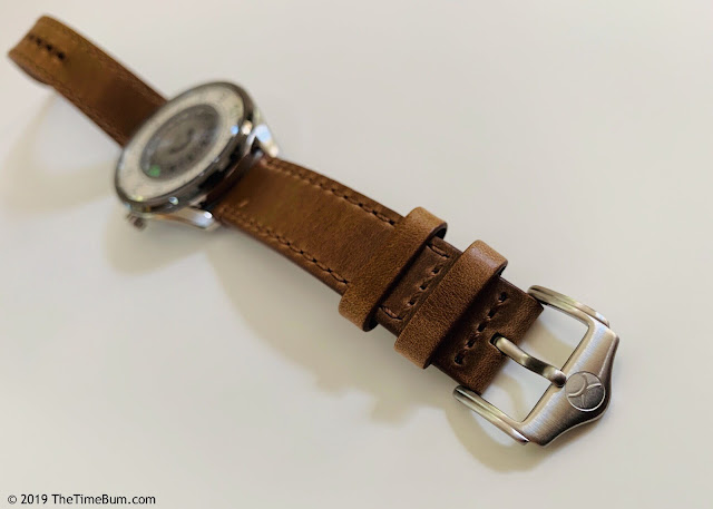 Xeric Cypher Automatic Tritium Silver Green strap
