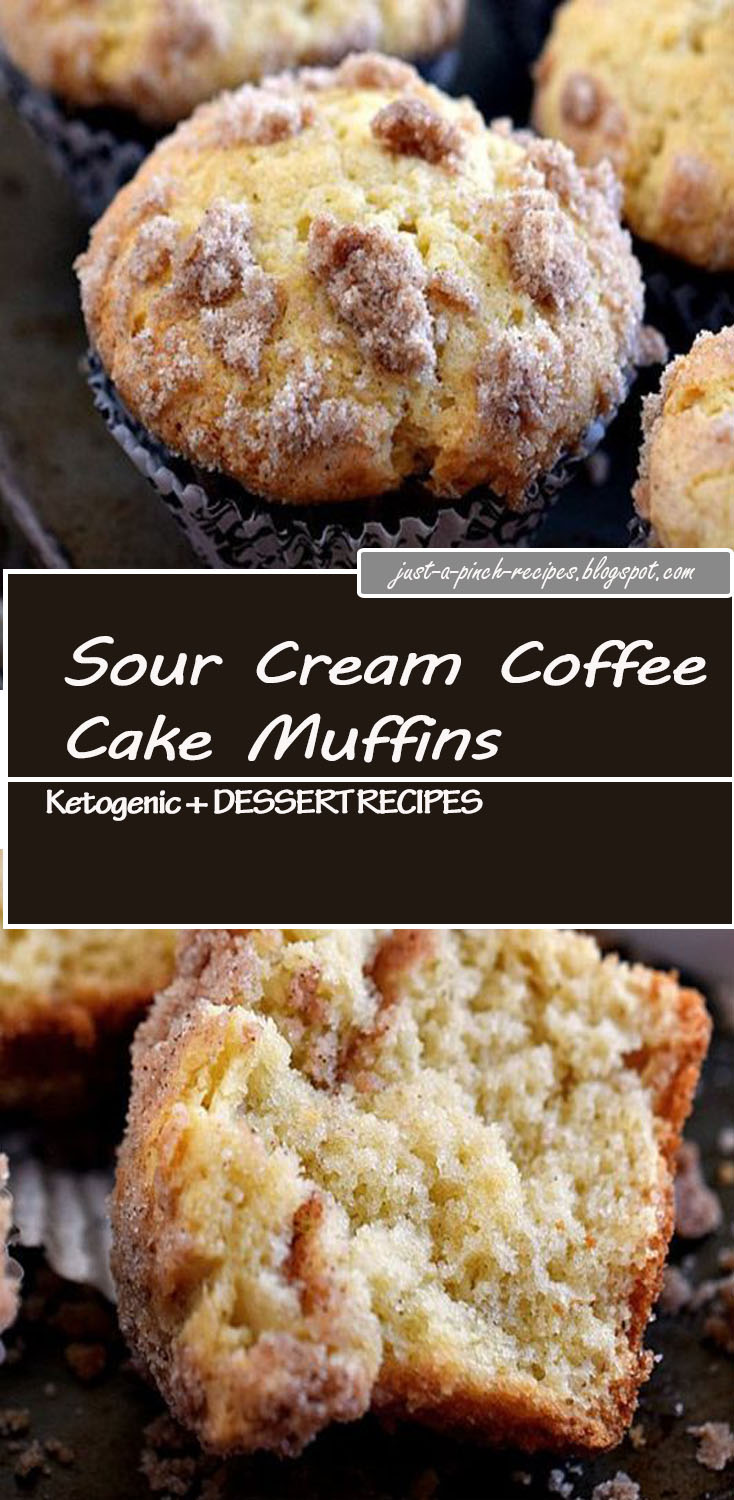 Sour Cream Coffee Cake Muffins Just A Pinch Recipes