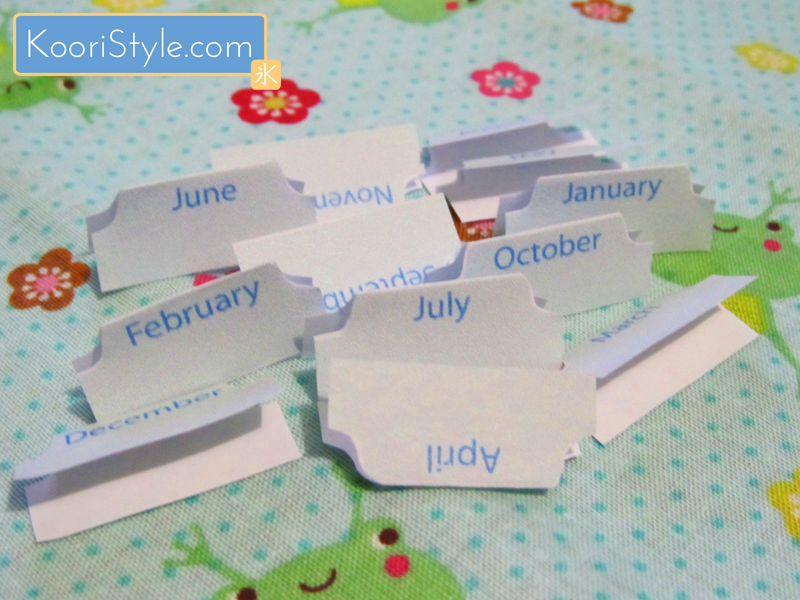 Weekly and Monthly Blog Planner Printable PDF at KooriStyle.com Cute Kawaii Koori Style KooriStyle Weekly Monthly Blog Planner Agenda Organization Printable PDF Blogging