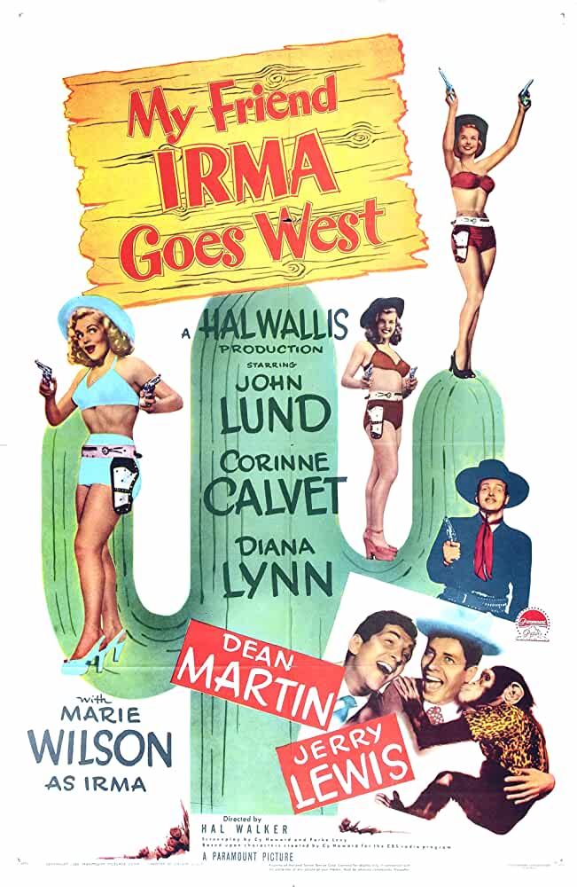 My Friend Irma Goes West 1950 English 720p 800MB WEBRip