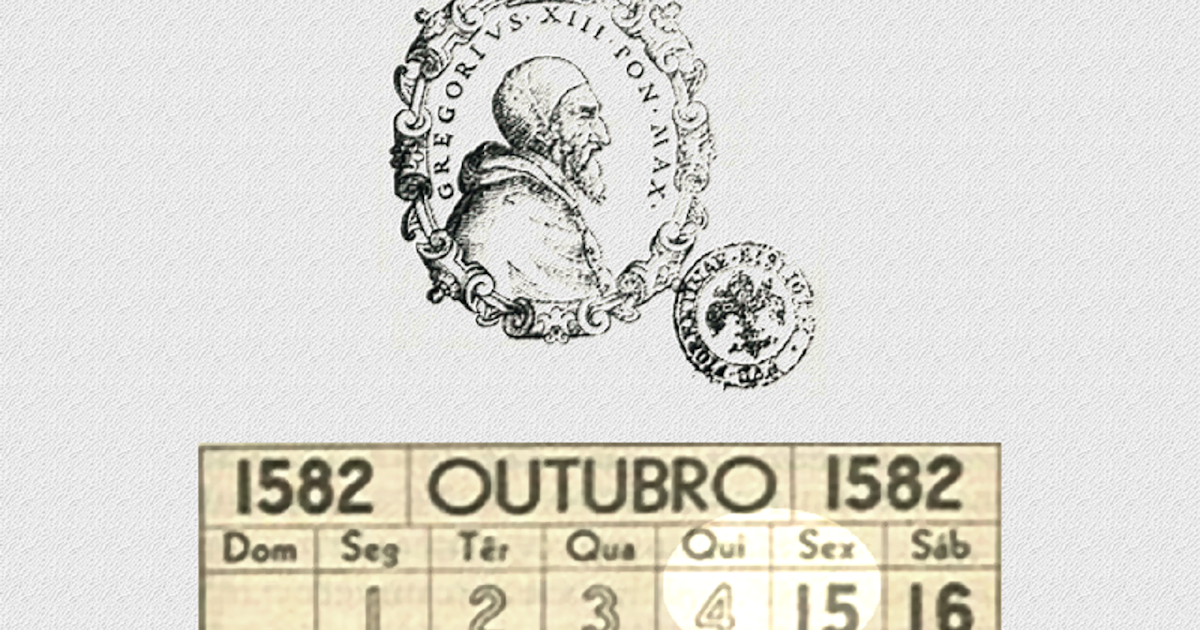 Evangelizando ambientes Você sabia que nosso calendário não existe do dia 5 ao dia 14 de Evangelizando ambientes Você sabia que nosso calendário não existe do dia 5 ao dia 14 de