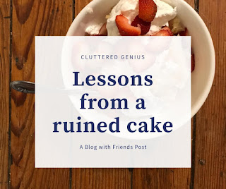 Blog With Friends, a multi-blogger project based post incorporating a theme, Eat What You Want Day | Lessons From a Ruined Cake by Lydia of Cluttered Genius | Featured on www.BakingInATornado.com