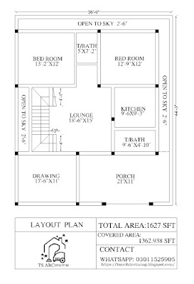 House layout plan.