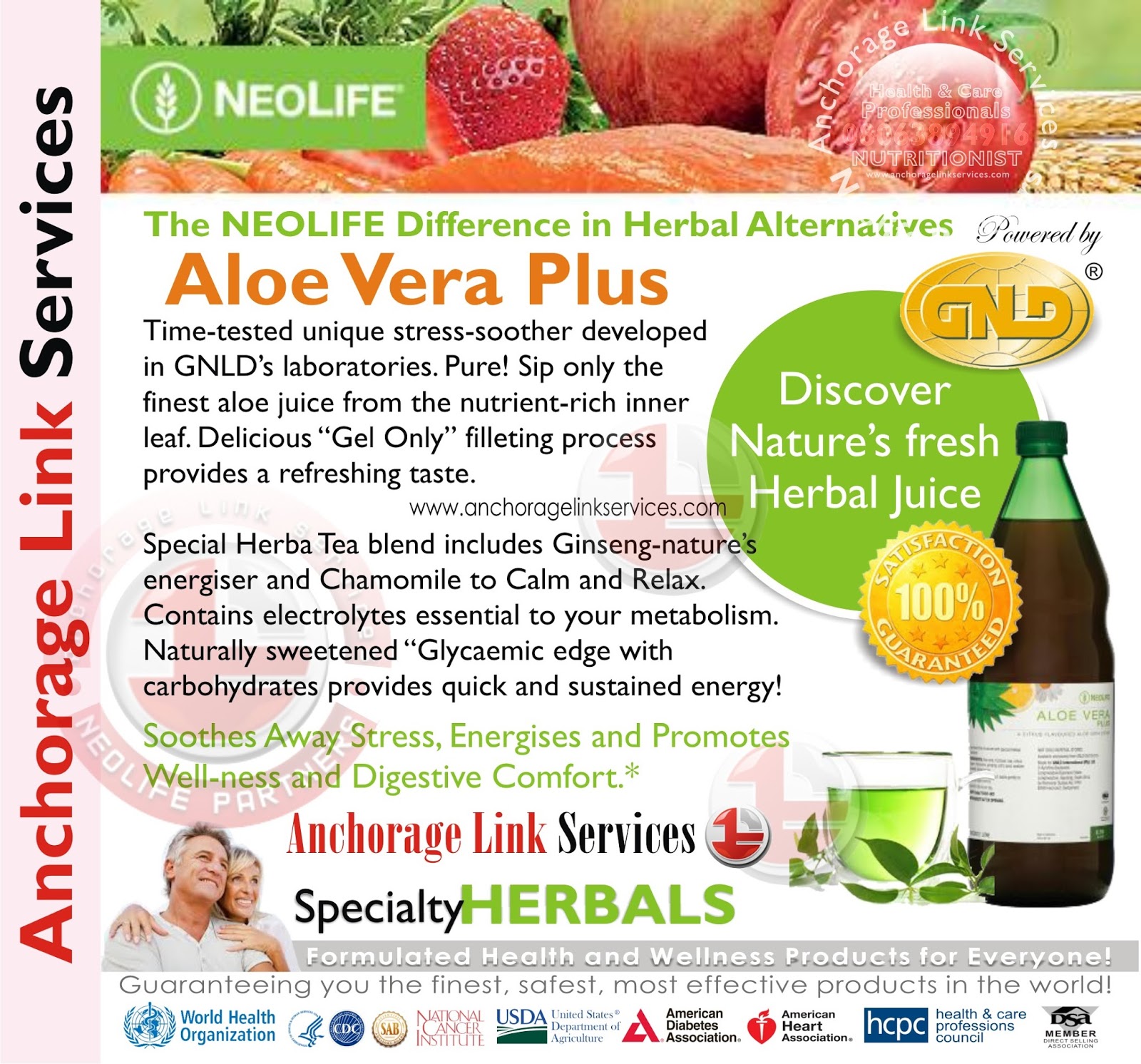Neolife Aloe Vera Plus NeoLife Health Products