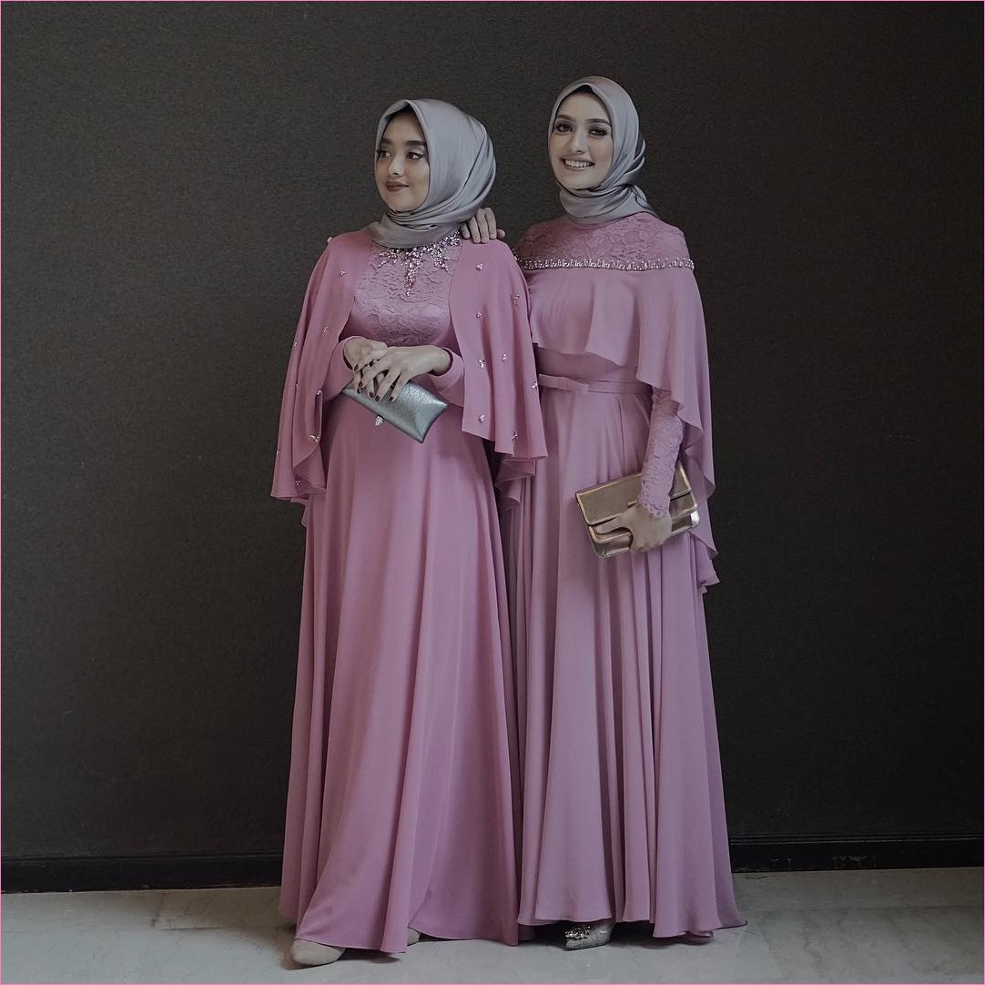 Outfit Baju  Bridesmaid Berhijab Ala Selebgram 2019
