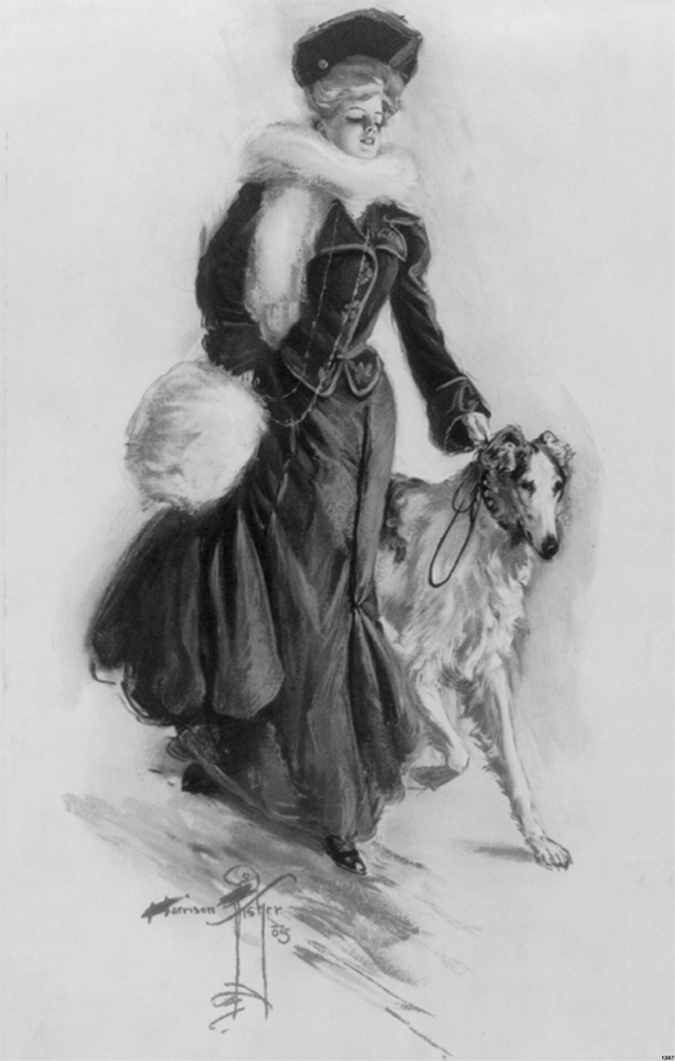 Дама с собачкой по главам. Харрисон Фишер дама с собачкой. Харрисон Фишер художник. Харрисон Фишер дама с собачкой картины. Художник Harrison Fisher (1875 - 1934).