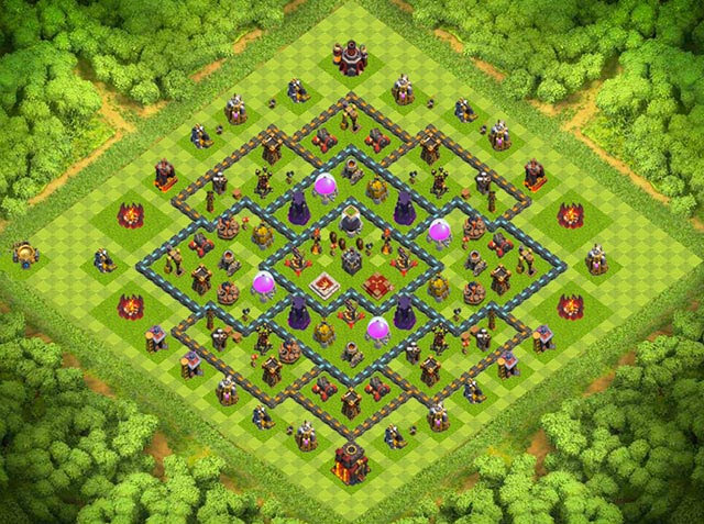 Base Town Hall 10 Clash of Clans Farming