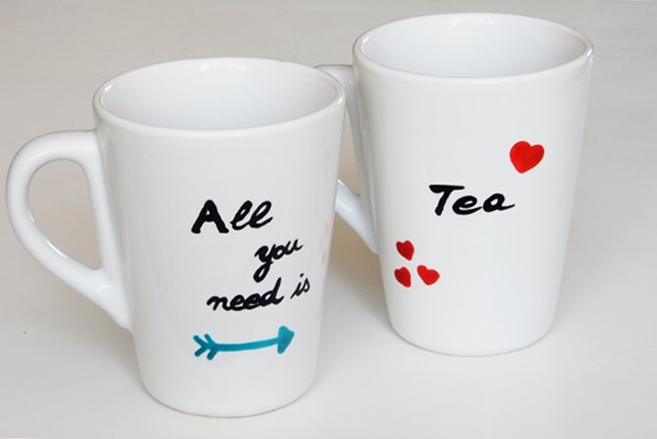 DIY : duo de tasses à thé