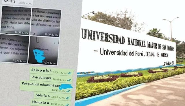 Denuncian plagio en examen de admisión virtual de la Universidad San Marcos
