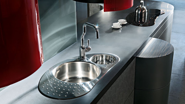 cocina laminada curva valcucine4 cocina