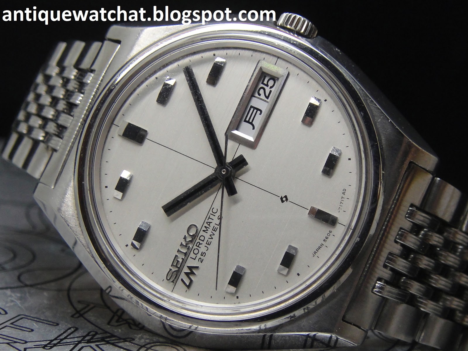 Antique Watch Bar: SEIKO LORD MATIC 5606-7010 SL43 (SOLD)